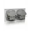 ICY BOX IB-MPS4200W-PD kontaktligzda F tips + USB A + USB C balta