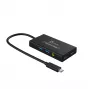 Video uztveršanas USB centrmezgls j5create JVA01-N 1920x1080 30Hz Melns