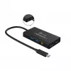 Video uztveršanas USB centrmezgls j5create JVA01-N 1920x1080 30Hz Melns