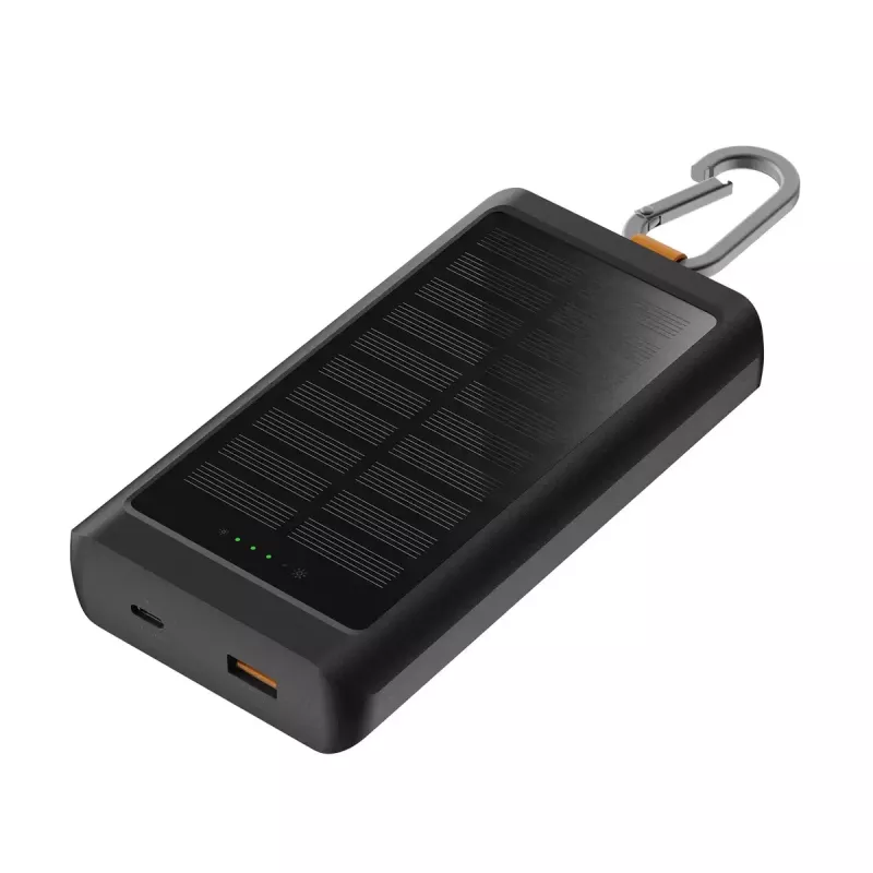 Ārējais akumulators Xtorm XG2S101 — 10000 mAh LiPo, 30 W, USB‑C + USB‑A, pelēks/melns/oranžs