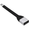 Techly ICOC-USBC-DP12 video kabeļa adapteris 0.131 m USB Type-C DisplayPort melns