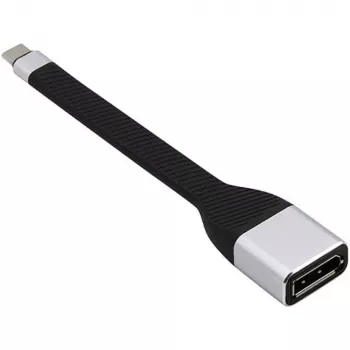 Techly ICOC-USBC-DP12 video kabeļa adapteris 0.131 m USB Type-C DisplayPort melns