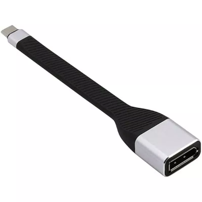 Techly ICOC-USBC-DP12 video kabeļa adapteris 0.131 m USB Type-C DisplayPort melns