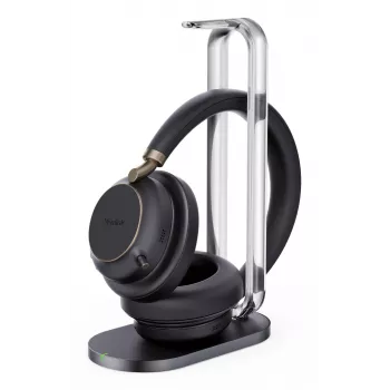 Yealink BH76 Plus ar uzlādes statīvu UC melns USB-C/A headset