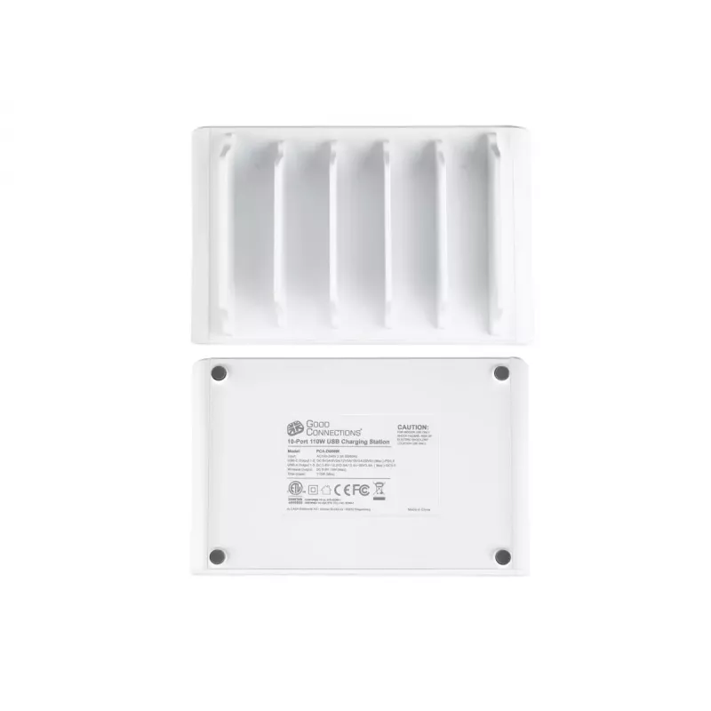 Alcasa PCA-D006W brīvi stāvoša uzlādes stacija, balta, 110 W, 100–240 V
