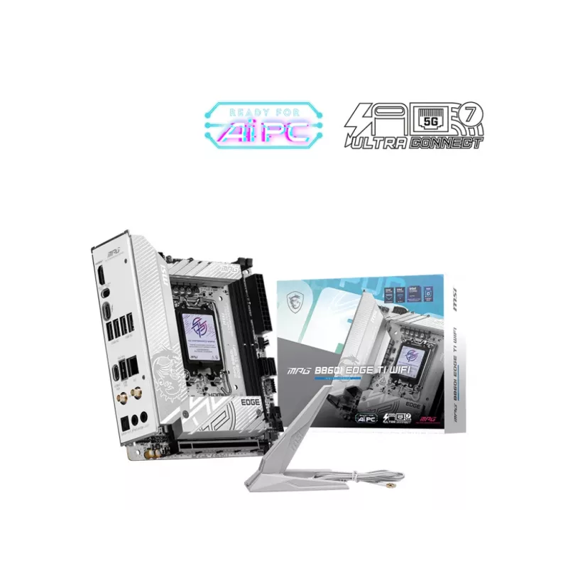 MSI MPG B860I EDGE TI WIFI mātesplate Intel B860 LGA 1851 (Socket V1) mini ITX