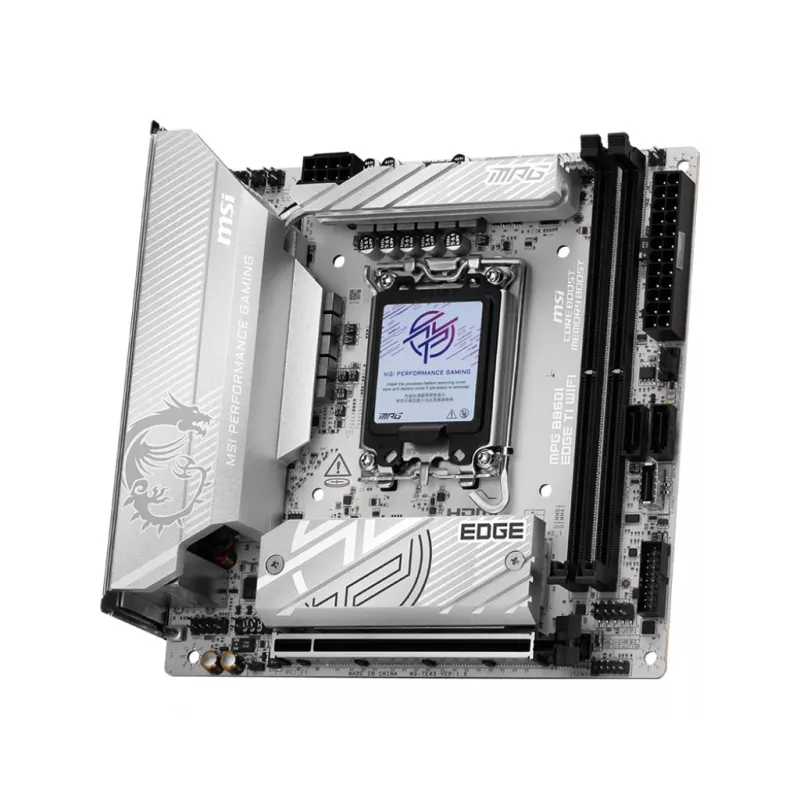 MSI MPG B860I EDGE TI WIFI mātesplate Intel B860 LGA 1851 (Socket V1) mini ITX