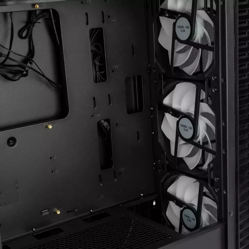 PC korpuss Kolink OBSERVATORY HF MB Midi Tower Melns