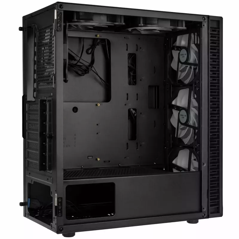 PC korpuss Kolink OBSERVATORY HF MB Midi Tower Melns