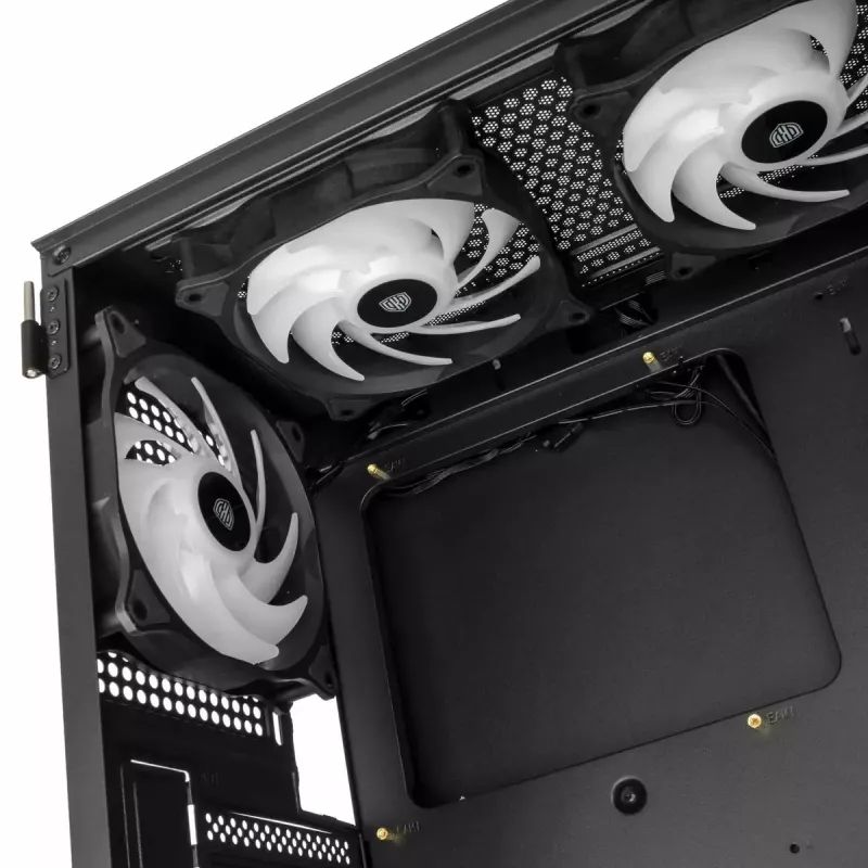 PC korpuss Kolink OBSERVATORY HF MB Midi Tower Melns