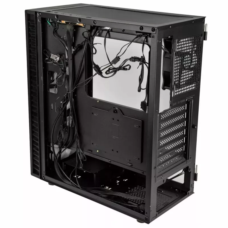 PC korpuss Kolink OBSERVATORY HF MB Midi Tower Melns
