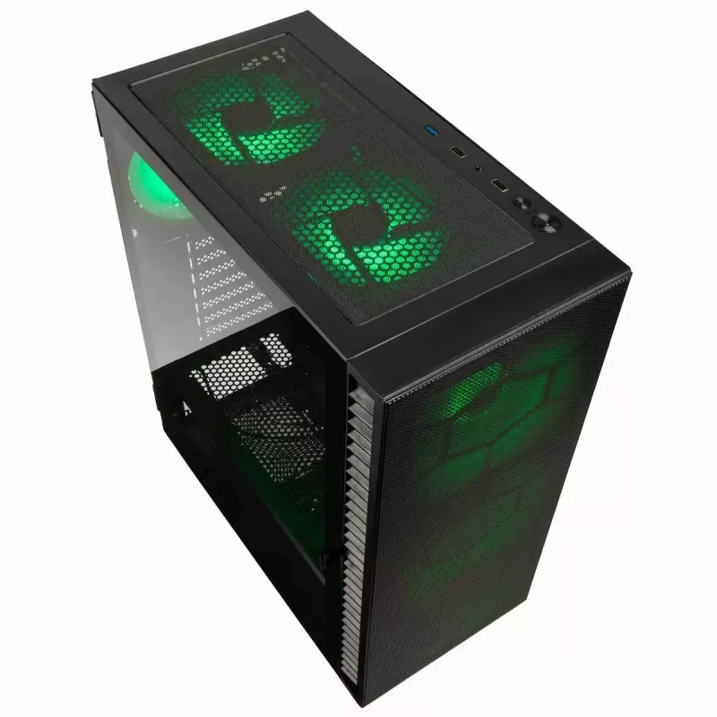 PC korpuss Kolink OBSERVATORY HF MB Midi Tower Melns