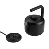 Elektriskā tējkanna FELLOW Clyde 1.0L 1200W — silikona korpuss, 1,5 L tvertne, melna