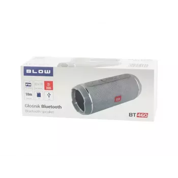 Mono portatīvais skaļrunis BLOW BT-460 PELĒKS — 5 W RMS, 2000 mAh baterija, Bluetooth 4.0, MicroSD, FM, AUX