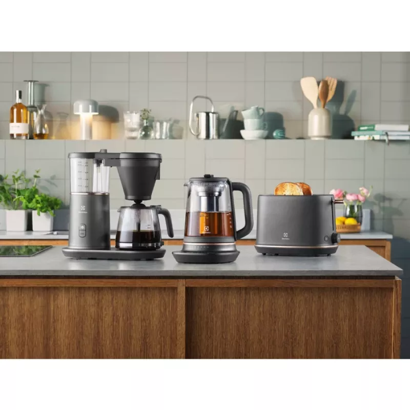 Tosteris Electrolux E7T1-6BP 2 šķēles 980 W Melns