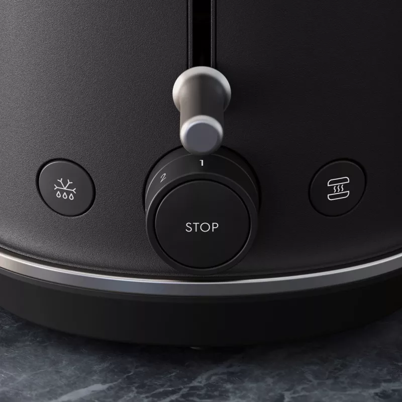 Tosteris Electrolux E7T1-6BP 2 šķēles 980 W Melns