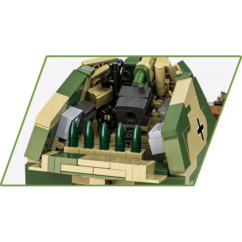 Cobi Blocks SD.KFZ.124 Wespe modeļa komplekts, 860 klucīši