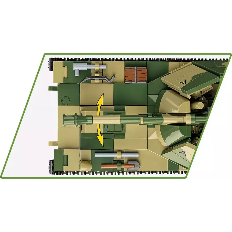 Cobi Blocks SD.KFZ.124 Wespe modeļa komplekts, 860 klucīši