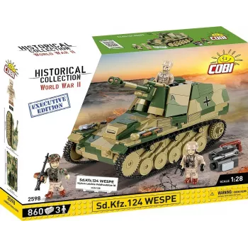 Cobi Blocks SD.KFZ.124 Wespe modeļa komplekts, 860 klucīši