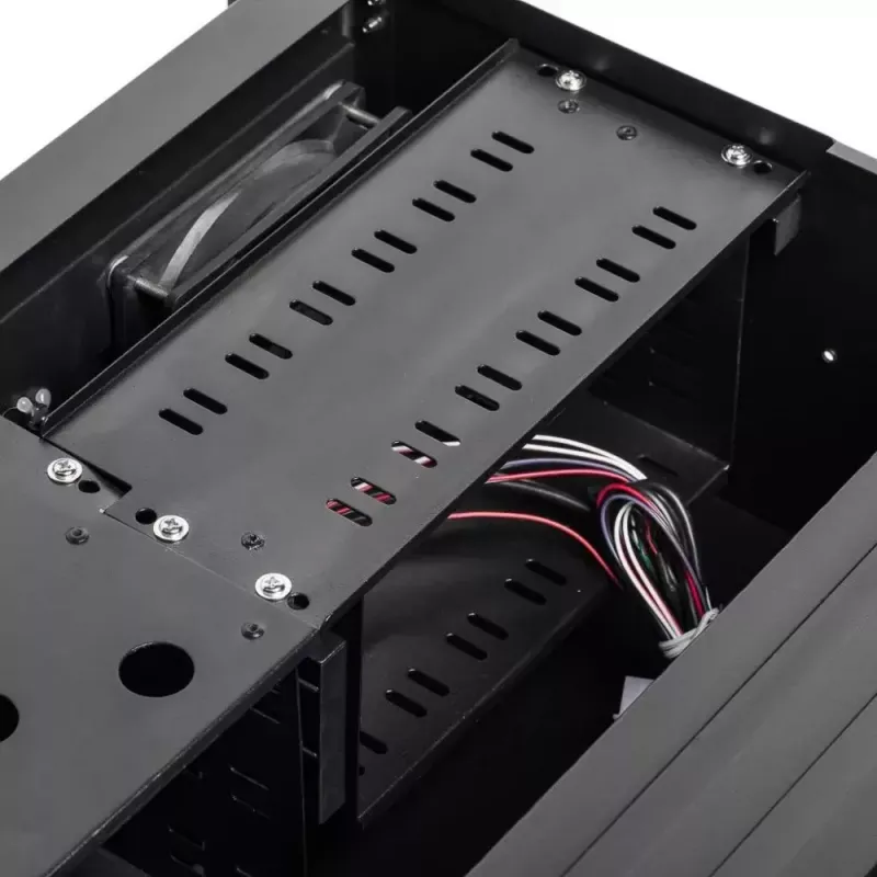Datora korpuss Netrack NP5105 Rack Melns, Sudraba
