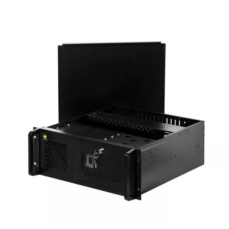 Datora korpuss Netrack NP5105 Rack Melns, Sudraba