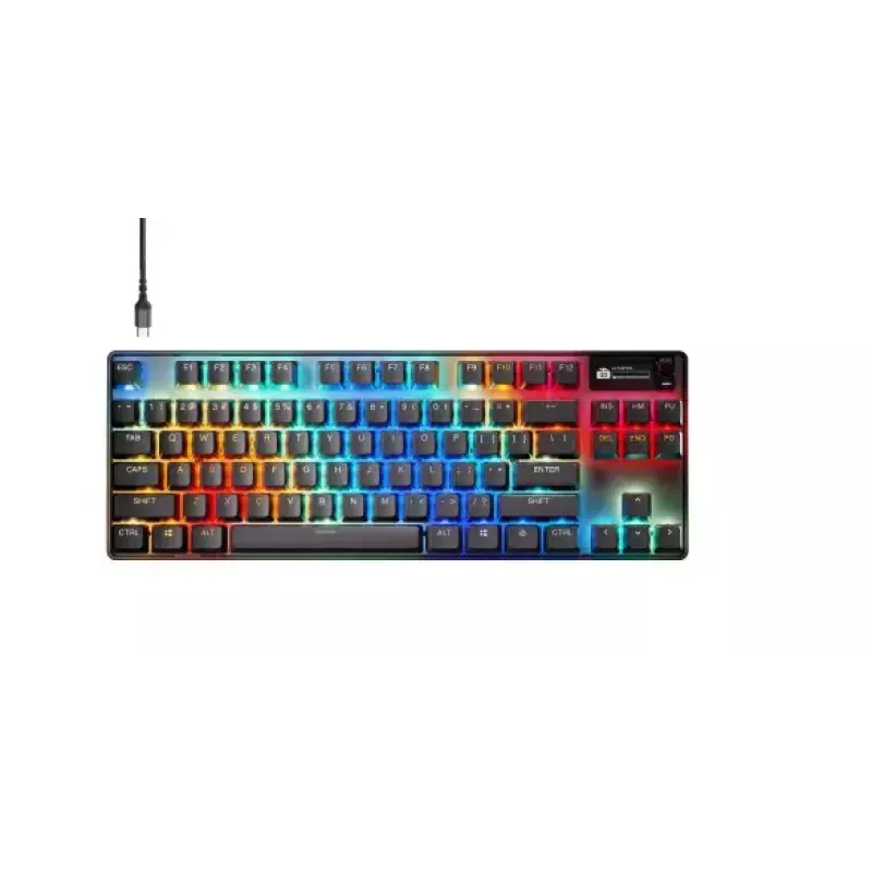 Steelseries APEX PRO TKL GEN 3 klaviatūra spēlēm USB US angļu melna