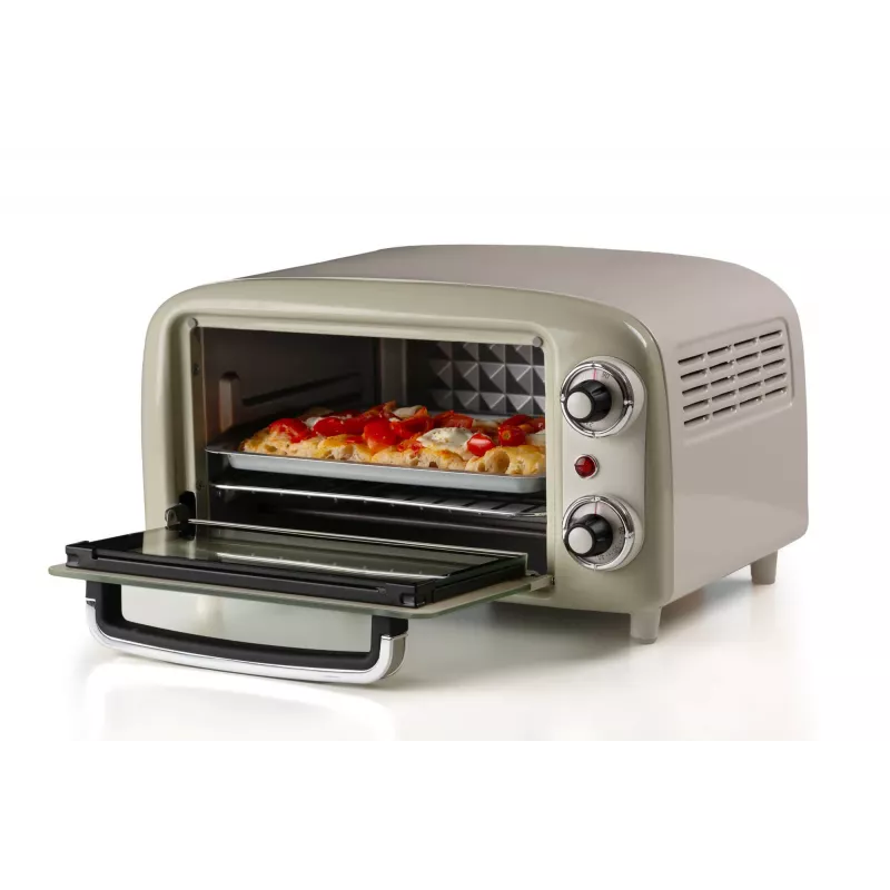 Ariete 3919 Electric Oven Vintage, 800W, 10L capacity, Double glass, Retro, Beige