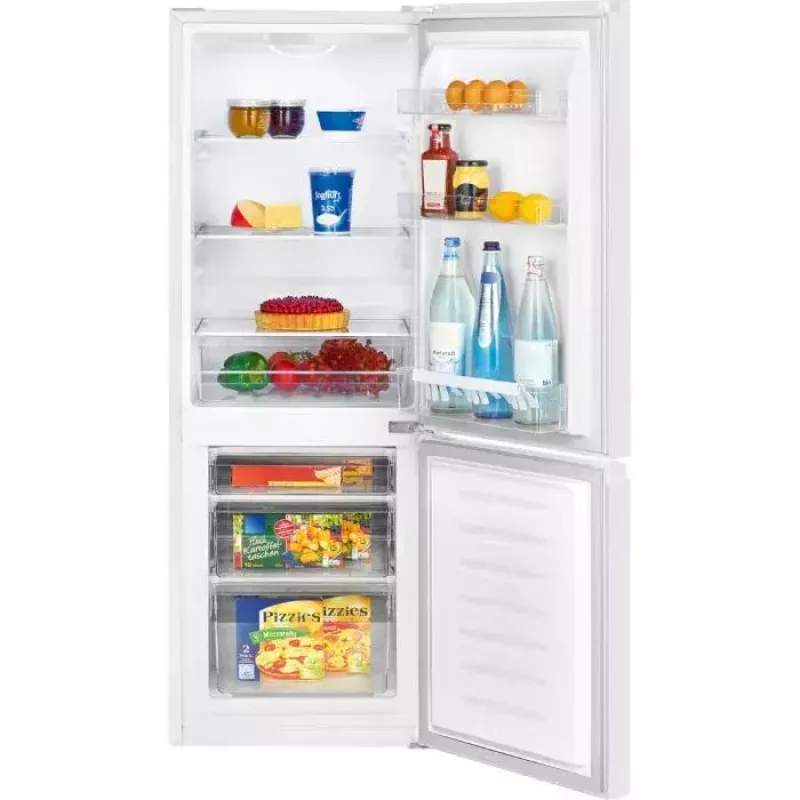 Brīvi stāvošs ledusskapis BOMANN KG 320.2 – 165 L kopā (ledusskapis 122 L, saldētava 43 L), E klase, 143 cm, balts