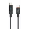 USB kabelis Ansmann 1700-0176 USB 2.0 1,2 m USB-C antracīta krāsā