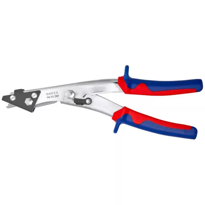 Taisnās tērauda šķēres Knipex 90 55 280 griešanas jauda 1,2 mm