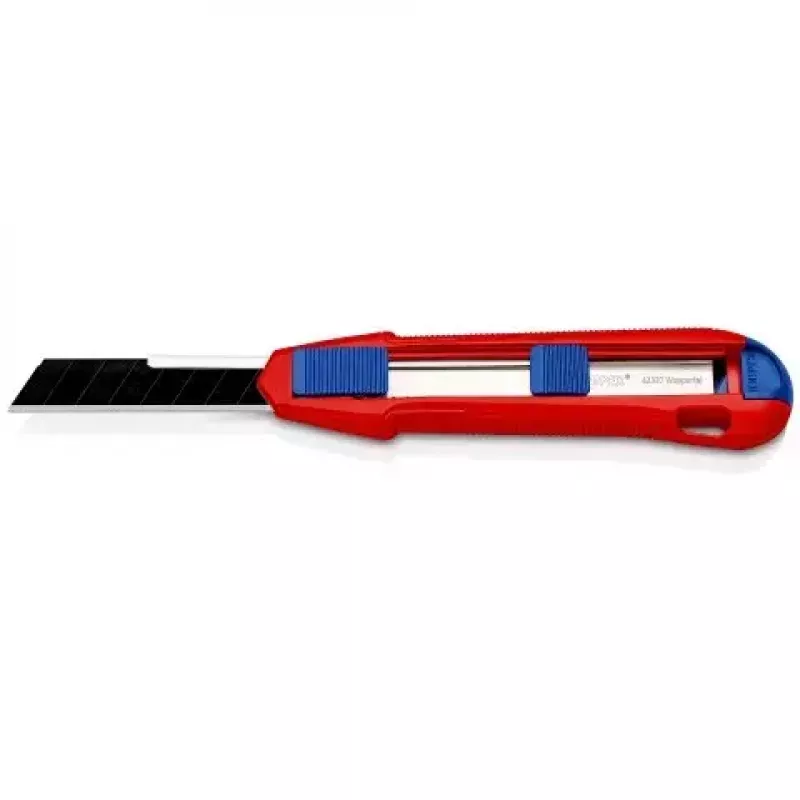 Knipex CutiX® Melns Blue Red nolaužamā asmens nazis