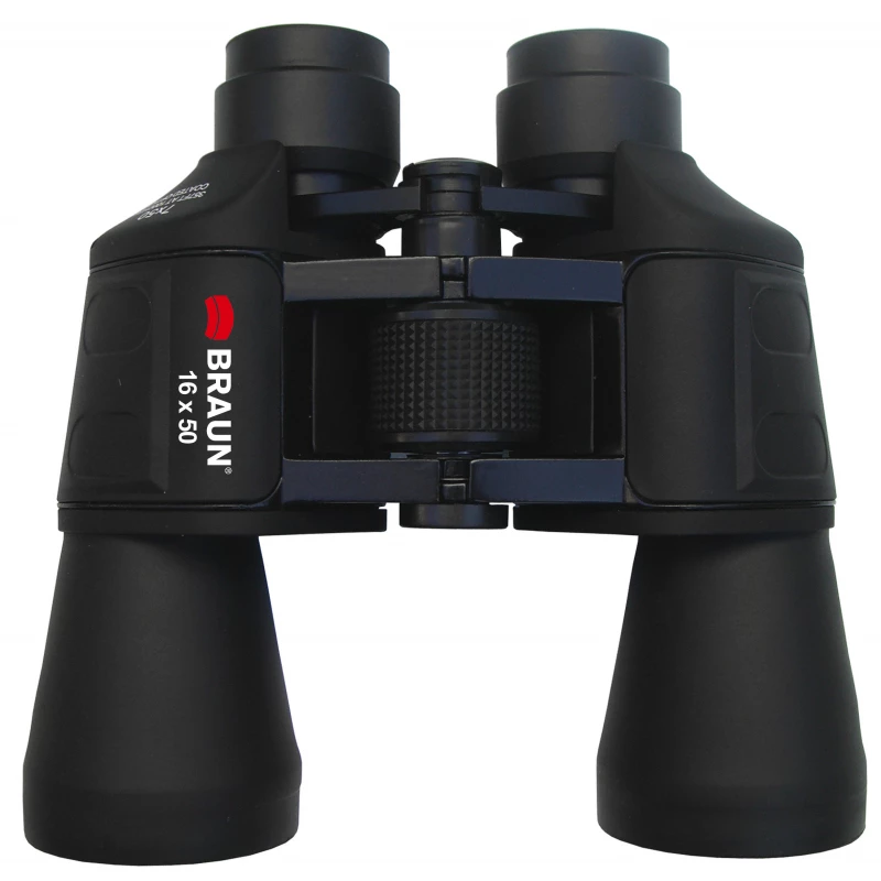 Binoklis BRAUN 16x50 ūdensizturīgs viegls — 16× palielinājums, 50 mm objektīvs