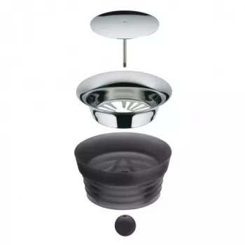 WMF 0617726040 1,5 L Melns, Caurspīdīgs