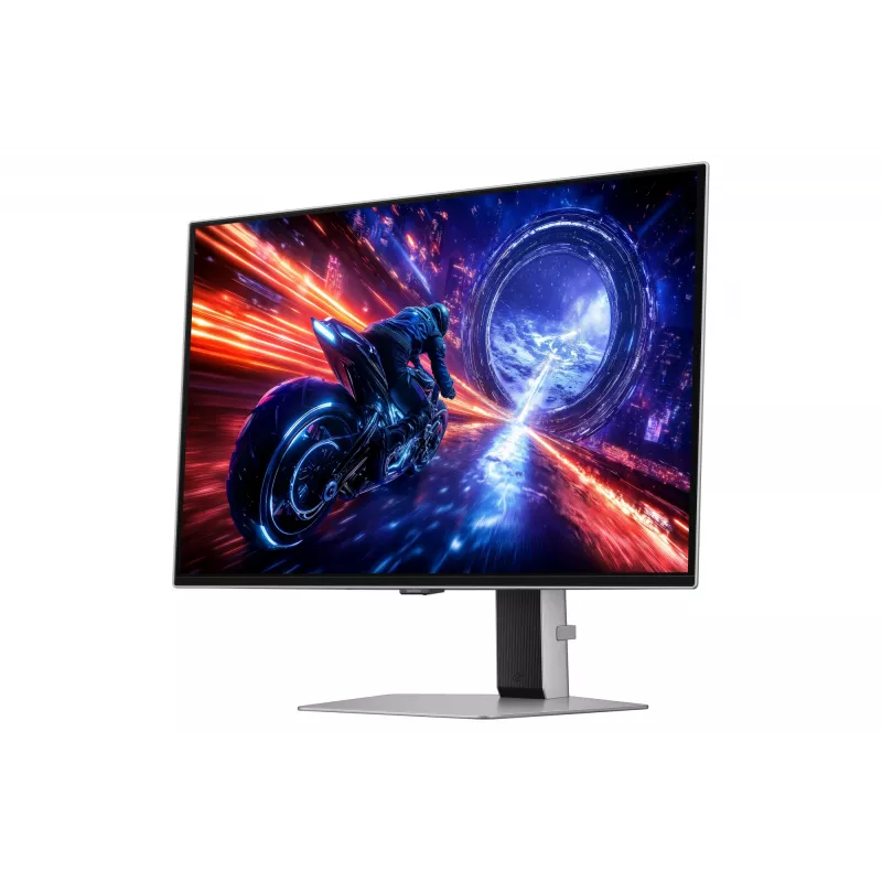 Samsung G60SF datora monitors 68,6 cm (27 colli) 2560 x 1440 pikseļi Quad HD OLED Sudrabs