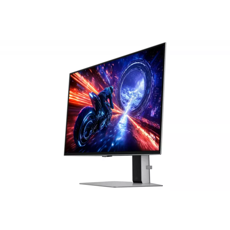 Samsung G60SF datora monitors 68,6 cm (27 colli) 2560 x 1440 pikseļi Quad HD OLED Sudrabs