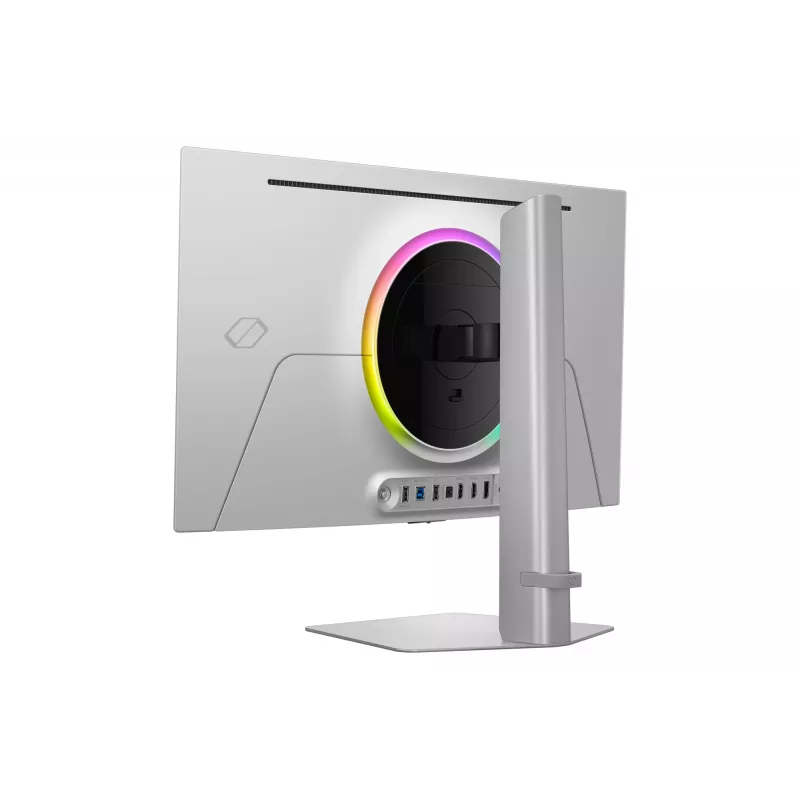 Samsung G60SF datora monitors 68,6 cm (27 colli) 2560 x 1440 pikseļi Quad HD OLED Sudrabs