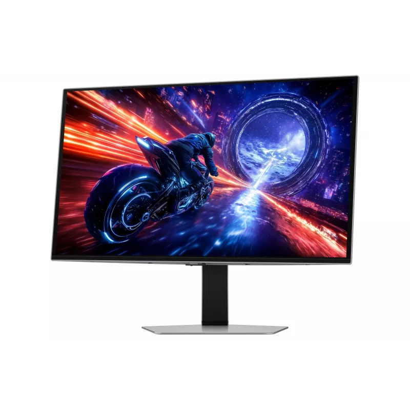 Samsung G60SF datora monitors 68,6 cm (27 colli) 2560 x 1440 pikseļi Quad HD OLED Sudrabs