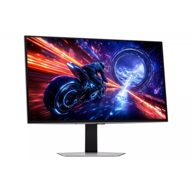 Samsung G60SF datora monitors 68,6 cm (27 colli) 2560 x 1440 pikseļi Quad HD OLED Sudrabs