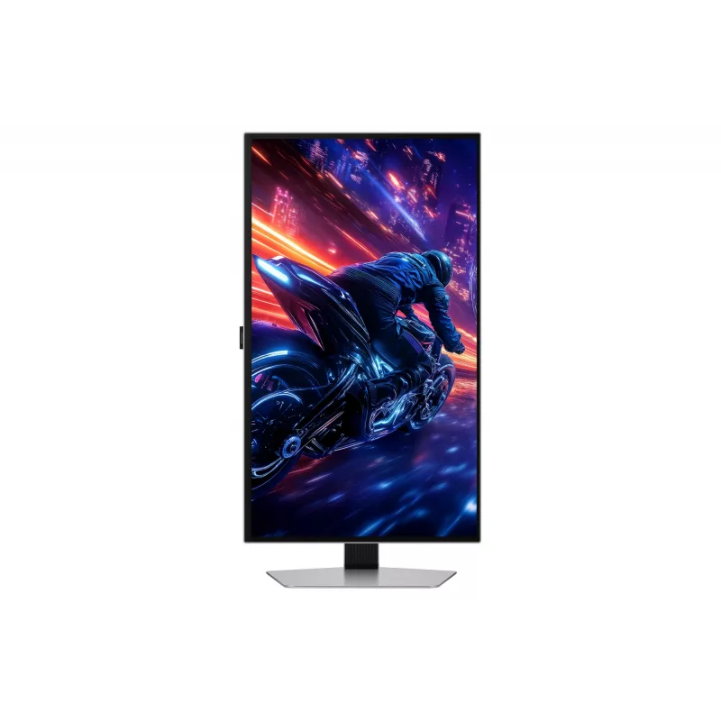 Samsung G60SF datora monitors 68,6 cm (27 colli) 2560 x 1440 pikseļi Quad HD OLED Sudrabs