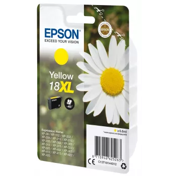 Cartridge Epson 18XL dzeltena 450 lapas Blæk C13T18144012