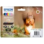 Tintes kasetne Epson C13T37884010 Melna Ciāna Gaiši ciāna fuksīna Gaiši fuksīna Dzeltena