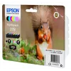 Tintes kasetne Epson C13T37884010 Melna Ciāna Gaiši ciāna fuksīna Gaiši fuksīna Dzeltena