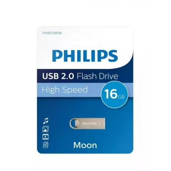 Philips FM16FD160B USB zibatmiņa 16 GB USB Type-A 2.0 sudraba krāsā