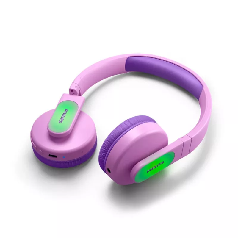 Philips TAK4206PK/00 austiņas/headset Vadu un bezvadu Galvas saite Zvani/mūzika USB Type-C Bluetooth Rozā