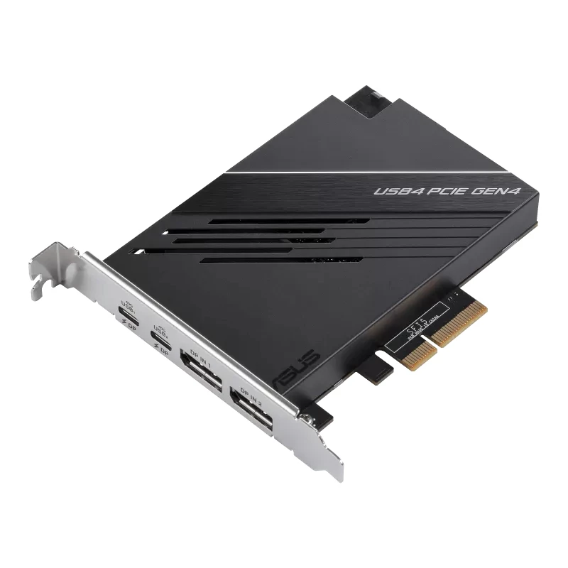 ASUS USB4 PCIe Gen4 karte saskarnes kartes/adapteris Iekšējais DisplayPort, USB Type-C