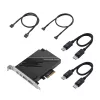 ASUS USB4 PCIe Gen4 karte saskarnes kartes/adapteris Iekšējais DisplayPort, USB Type-C