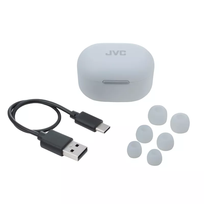 Headset JVC Active Noise Cancelling TWS balts