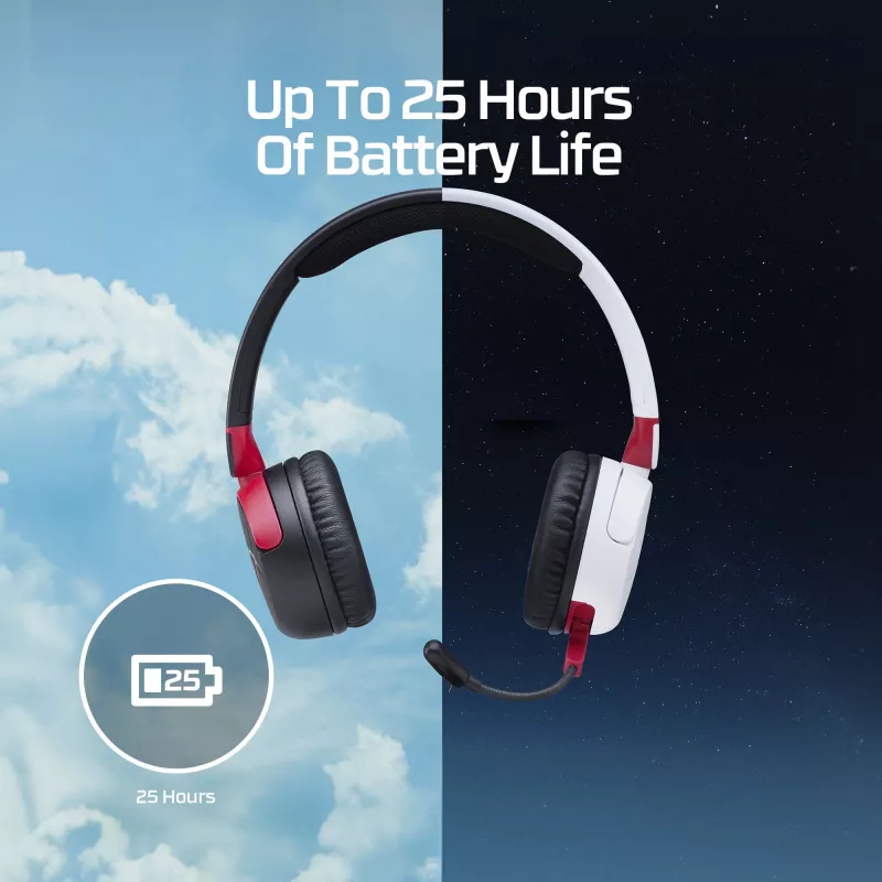 HyperX Cloud Mini - bezvadu spēļu austiņas (melnas)