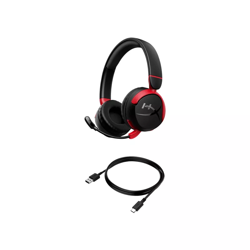 HyperX Cloud Mini - bezvadu spēļu austiņas (melnas)