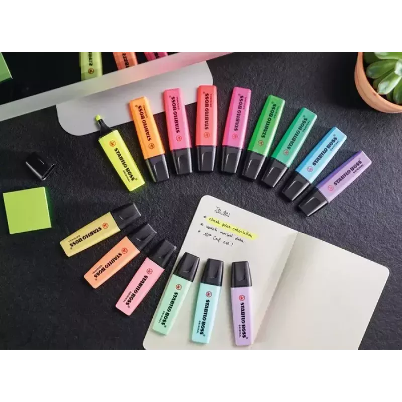 Marķieris STABILO BOSS Oriģināls Chisel tip Pink